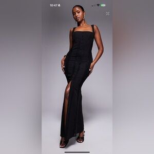 NEW with tags - ASOS Black lace Button-Down Dress